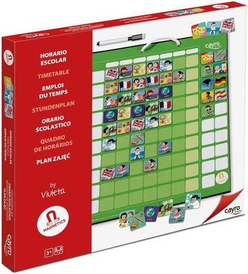 organizador horario escolar y actividades extraescolares