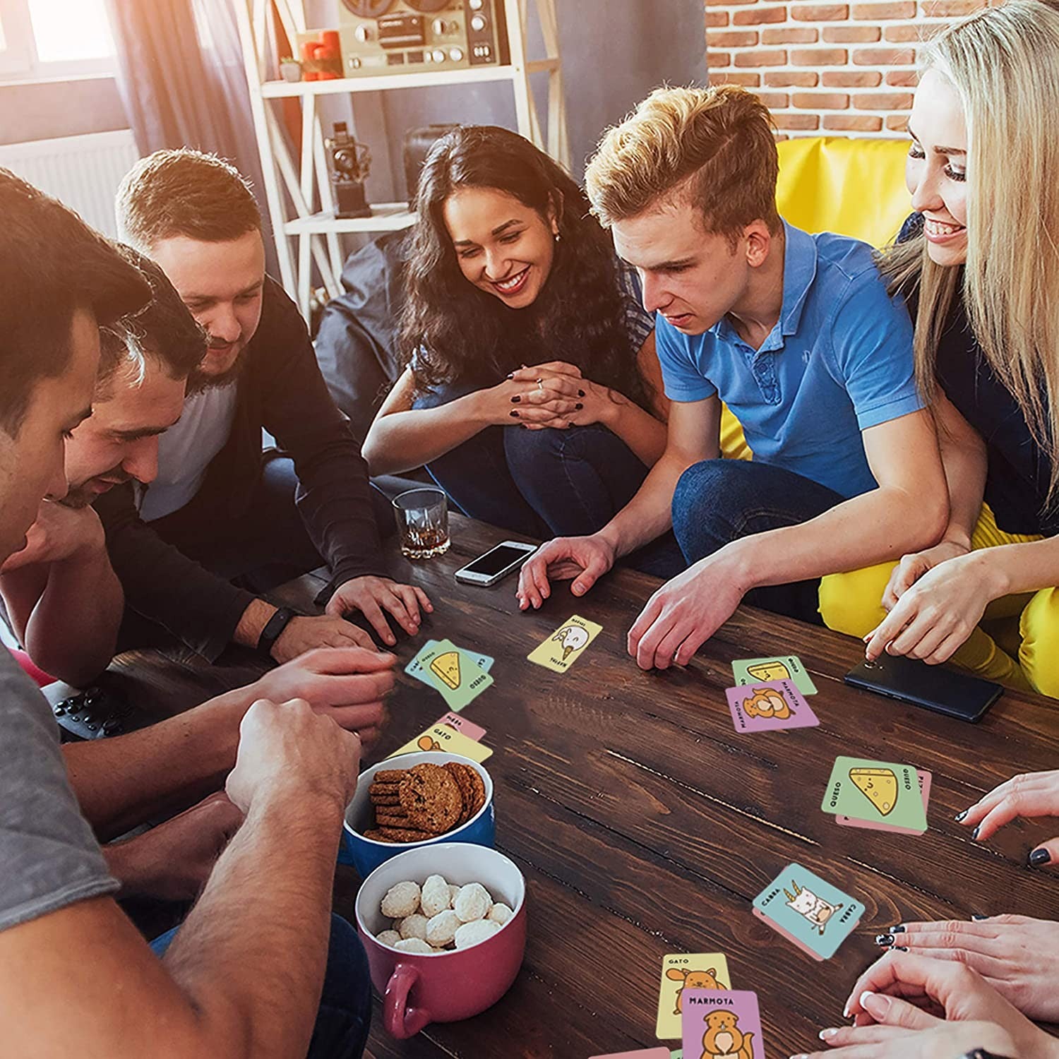 Juego de cartas Taco, gato, cabra, queso, pizza - Ludilo 80909
