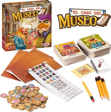 El caso del museo, juego de mesa de ludilo