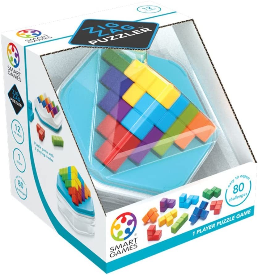 Zig zag puzzler, juego de desafios, de viaje,magnético- Smartgames SG414