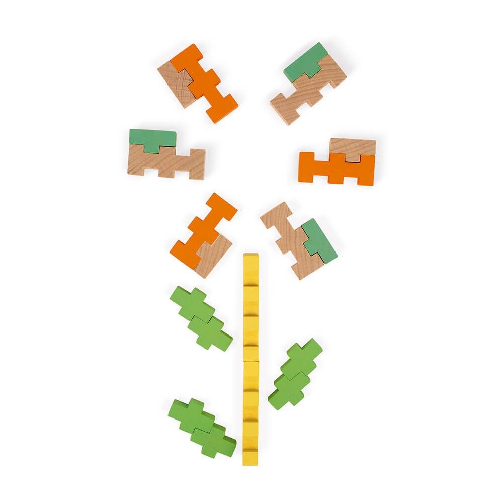 Juego de construcción 100 pzas. de madera - Janod J08301