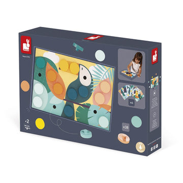 My first wooden mosaics - Janod J08277 