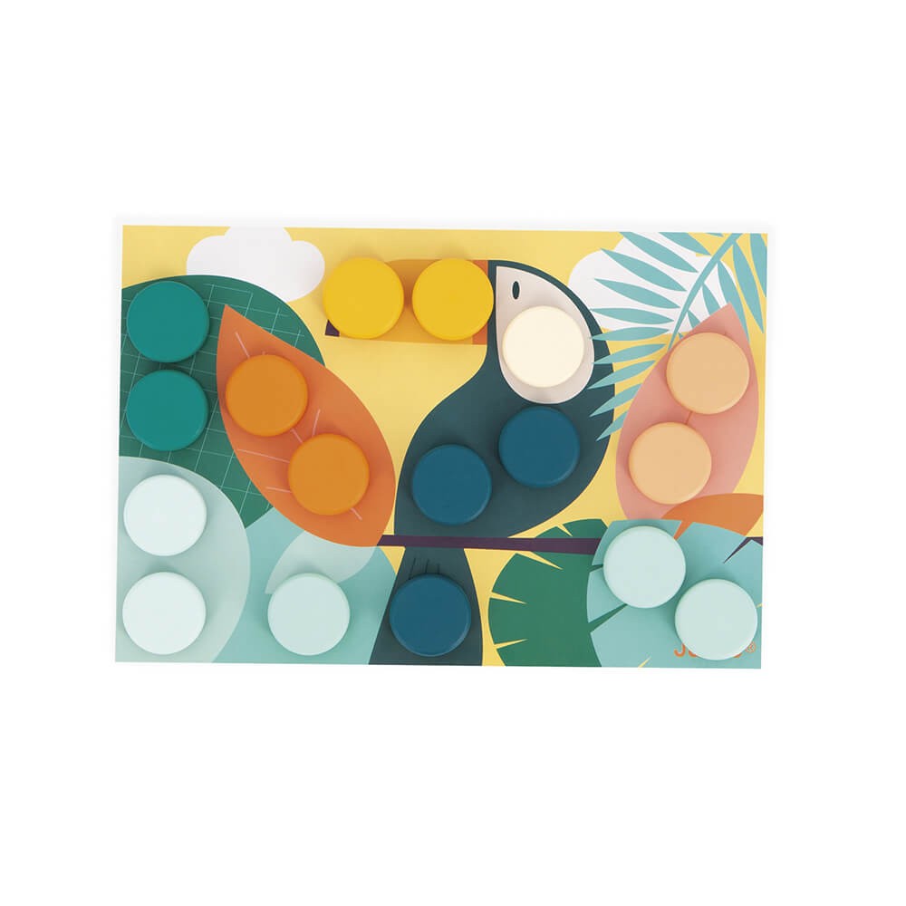 My first wooden mosaics - Janod J08277 