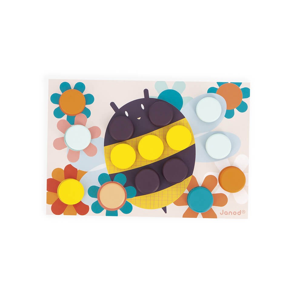 My first wooden mosaics - Janod J08277 