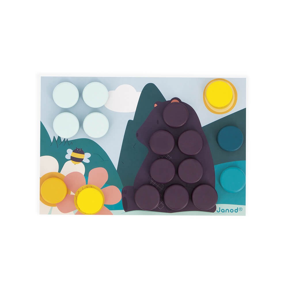 My first wooden mosaics - Janod J08277 