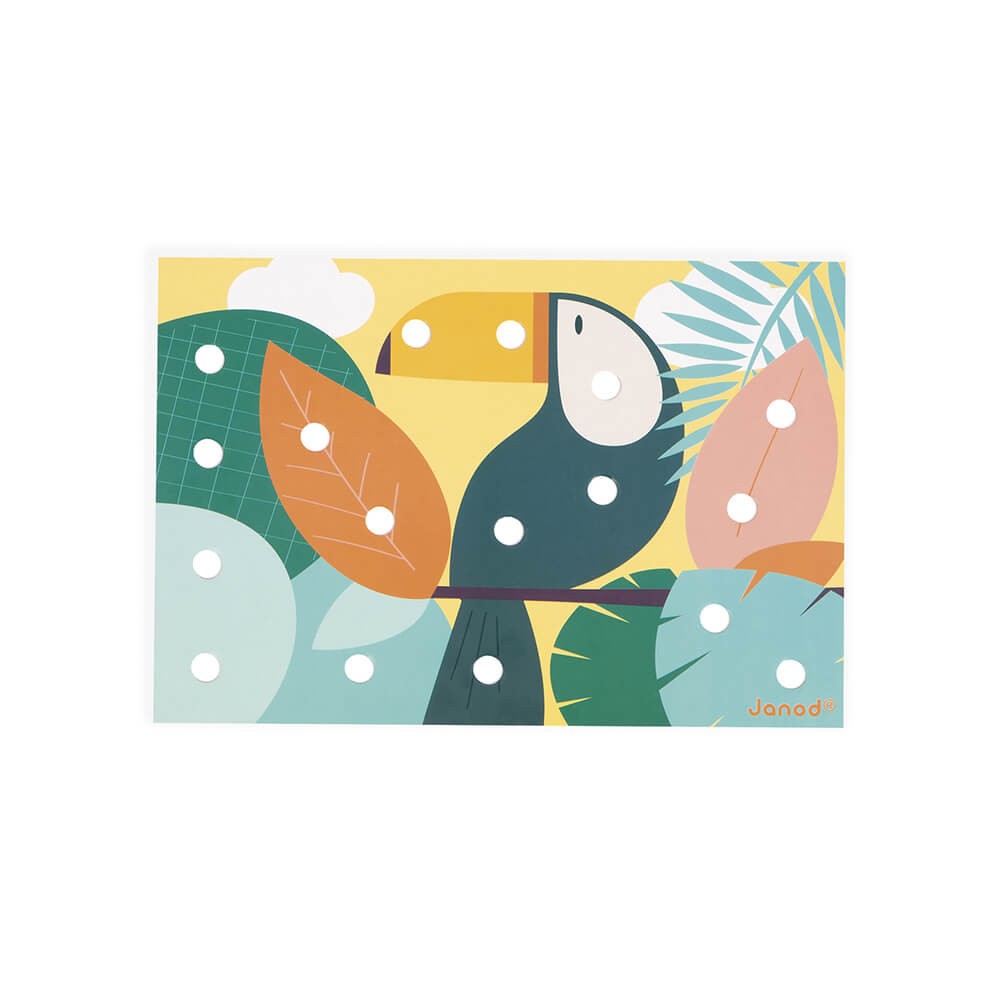 My first wooden mosaics - Janod J08277 