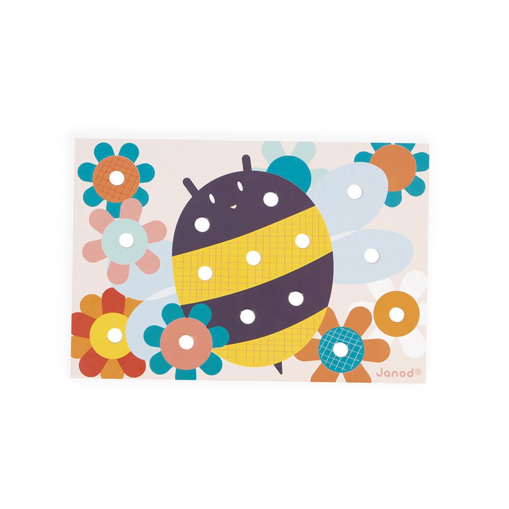 My first wooden mosaics - Janod J08277 