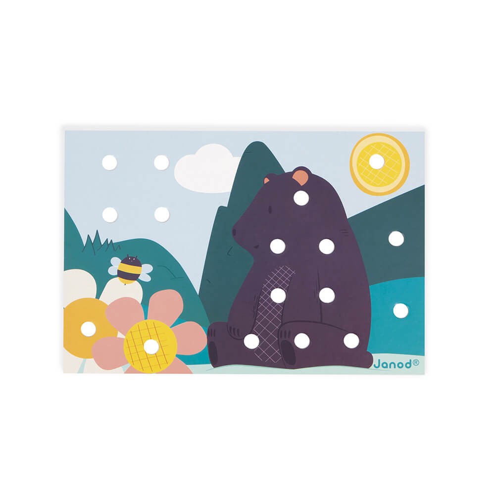 My first wooden mosaics - Janod J08277 