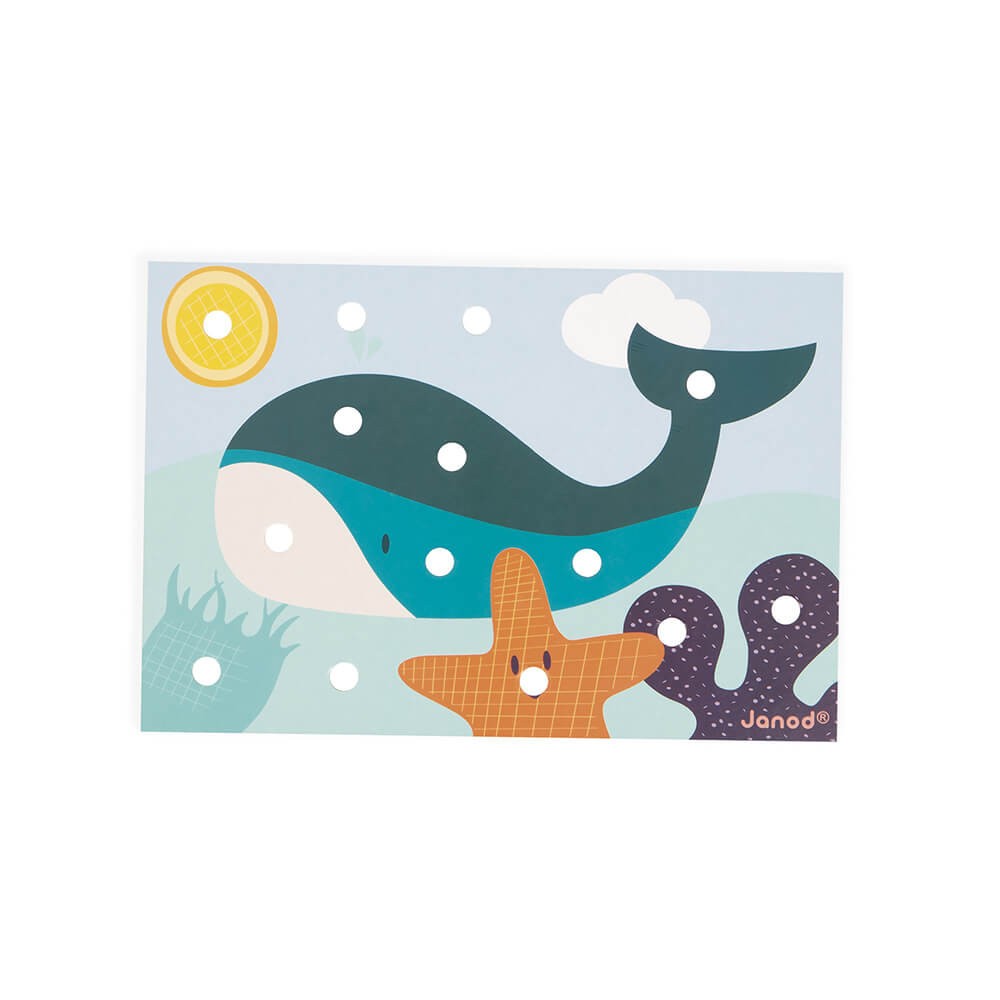 My first wooden mosaics - Janod J08277 