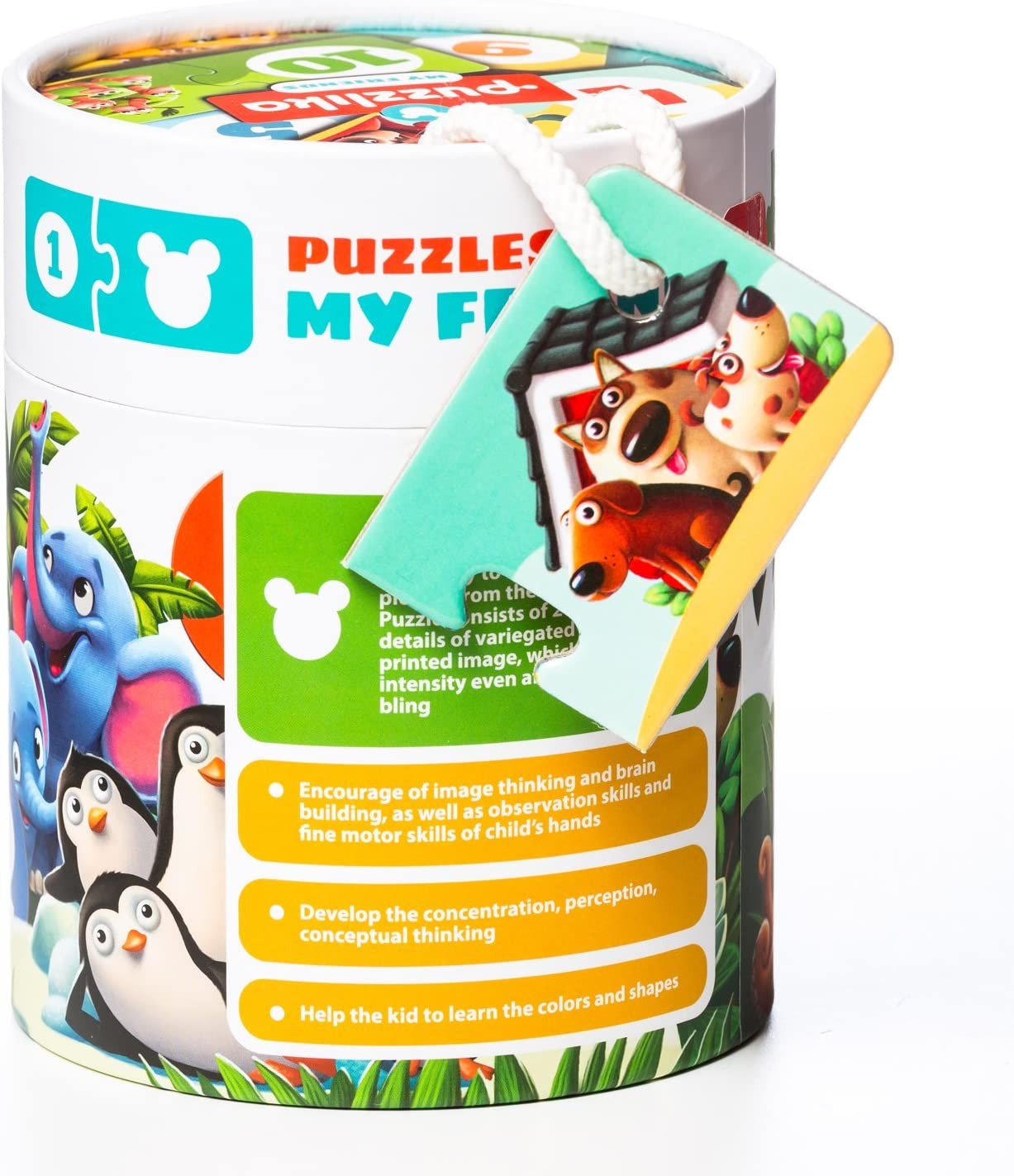 Puzzle mis amigos - cubika 13005