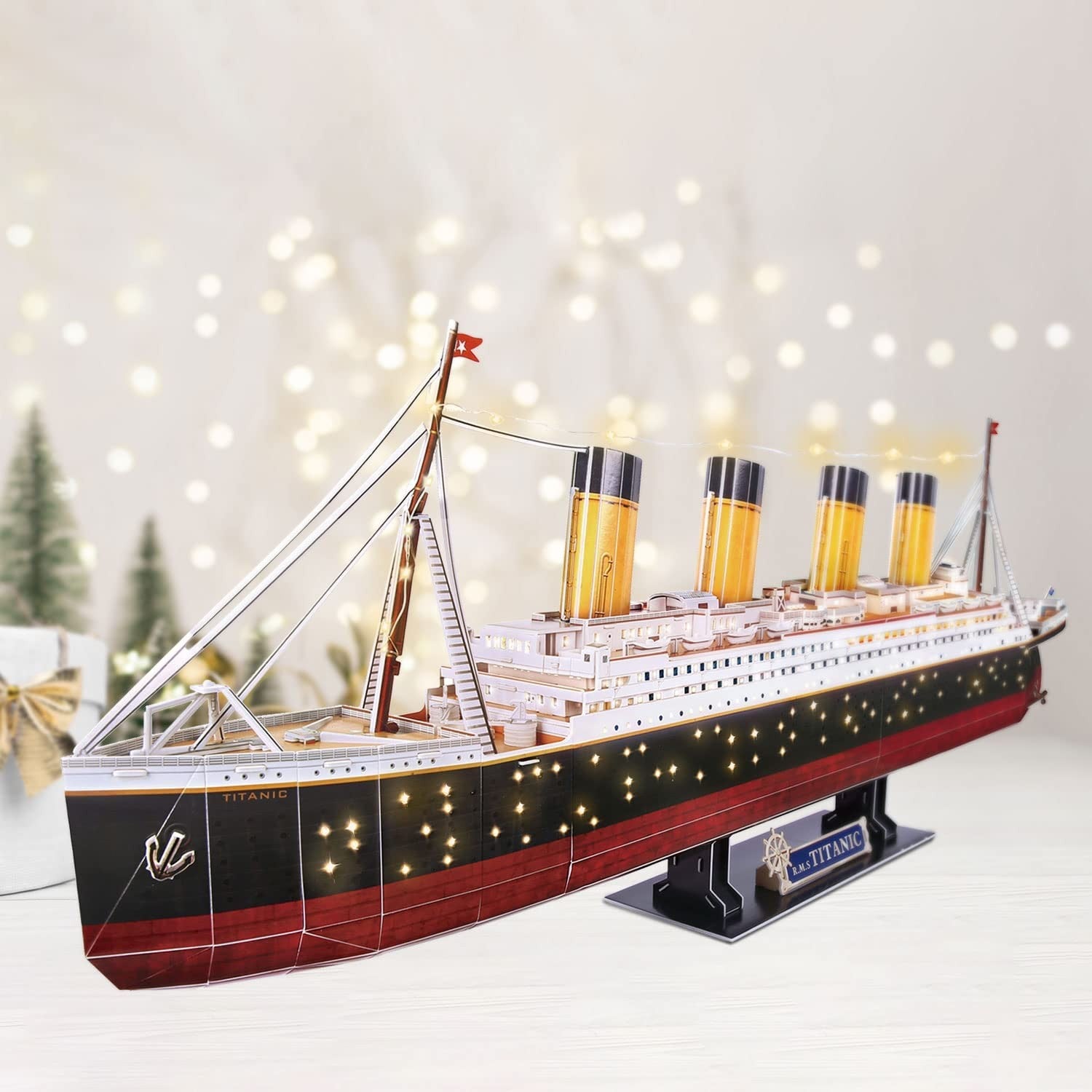 Titanic con led puzzle 3D grande - WorldBrands L521H