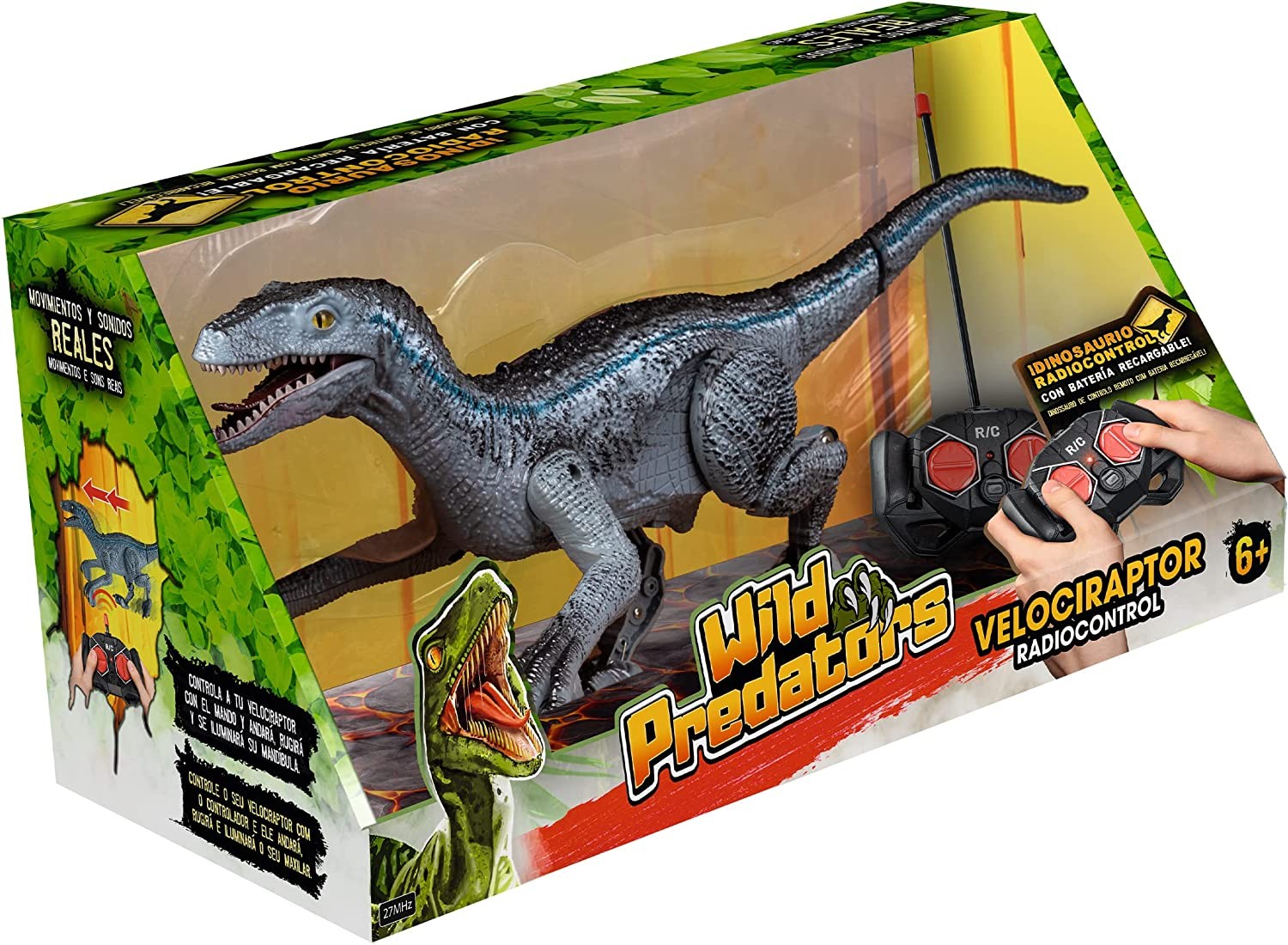 dinosaurio velociraptor RC