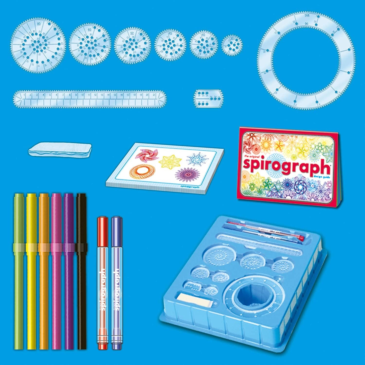 Kit de dibujo spirograph desing - Worldbrands 80978