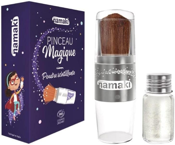 Pincel magico polvo brillante plata - namaki 110027