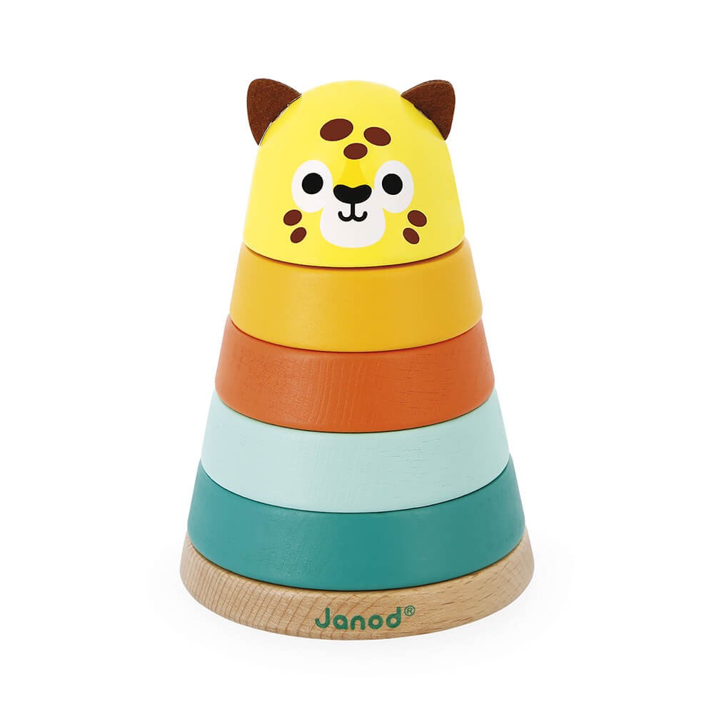 Juego apilable de madera tropik jaguar - Janod J08261