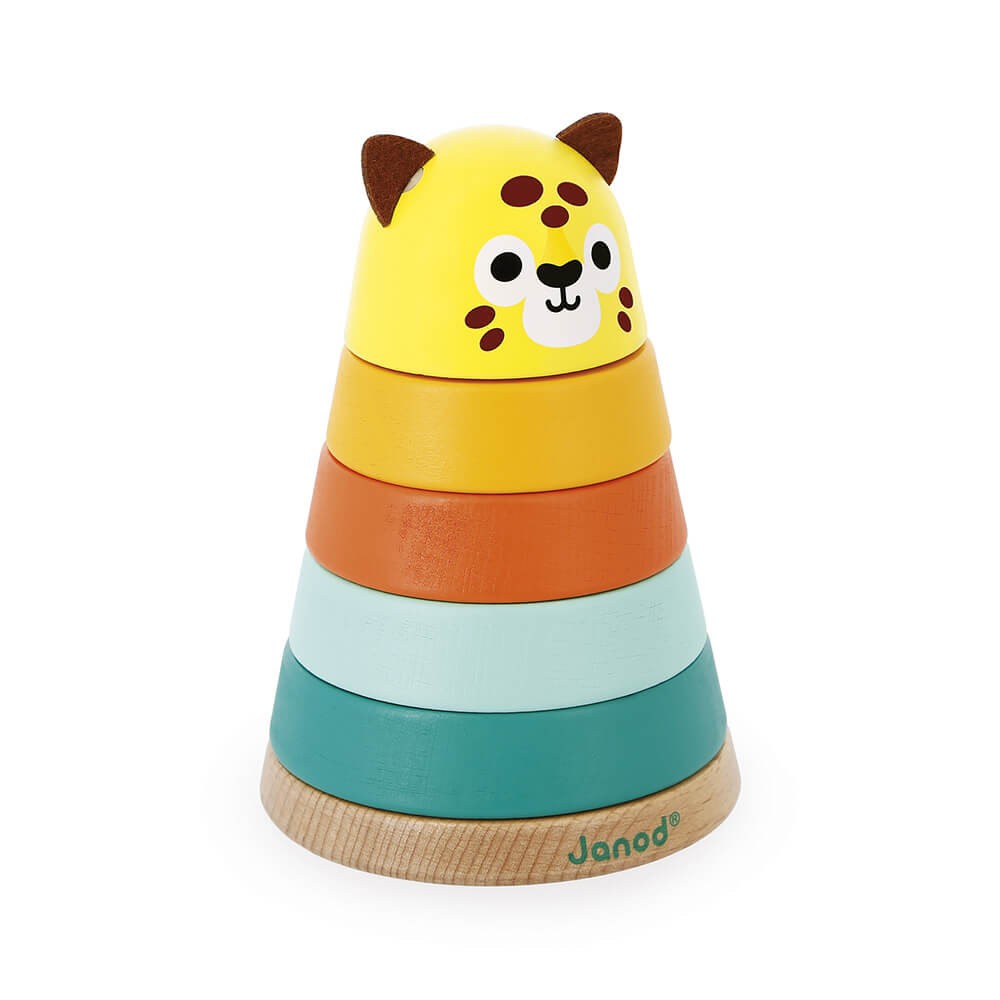 Juego apilable de madera tropik jaguar - Janod J08261