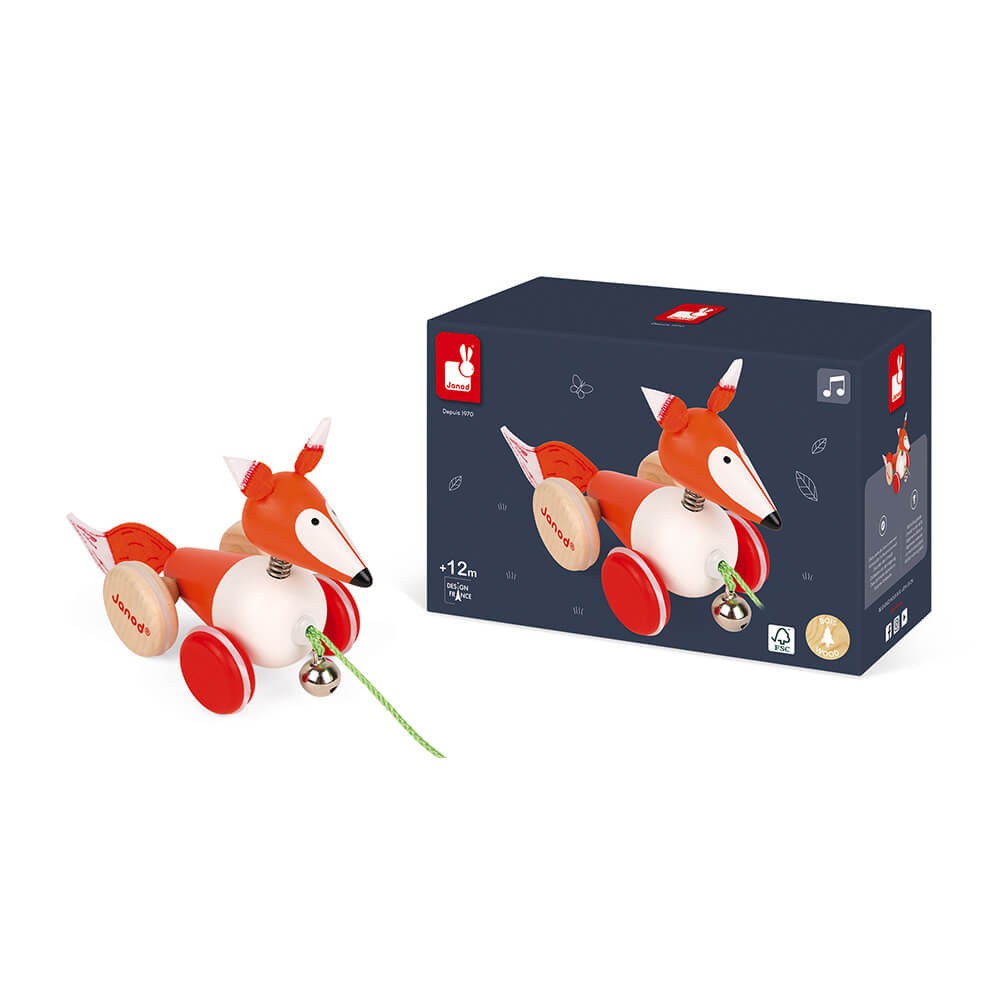 Zigolos zorro para pasear de madera - Janod J08191