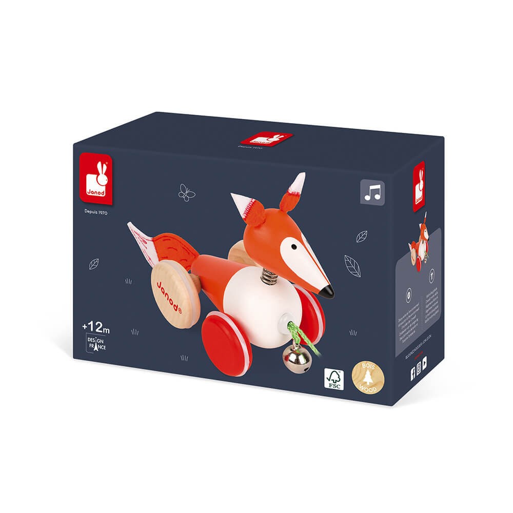 Zigolos zorro para pasear de madera - Janod J08191
