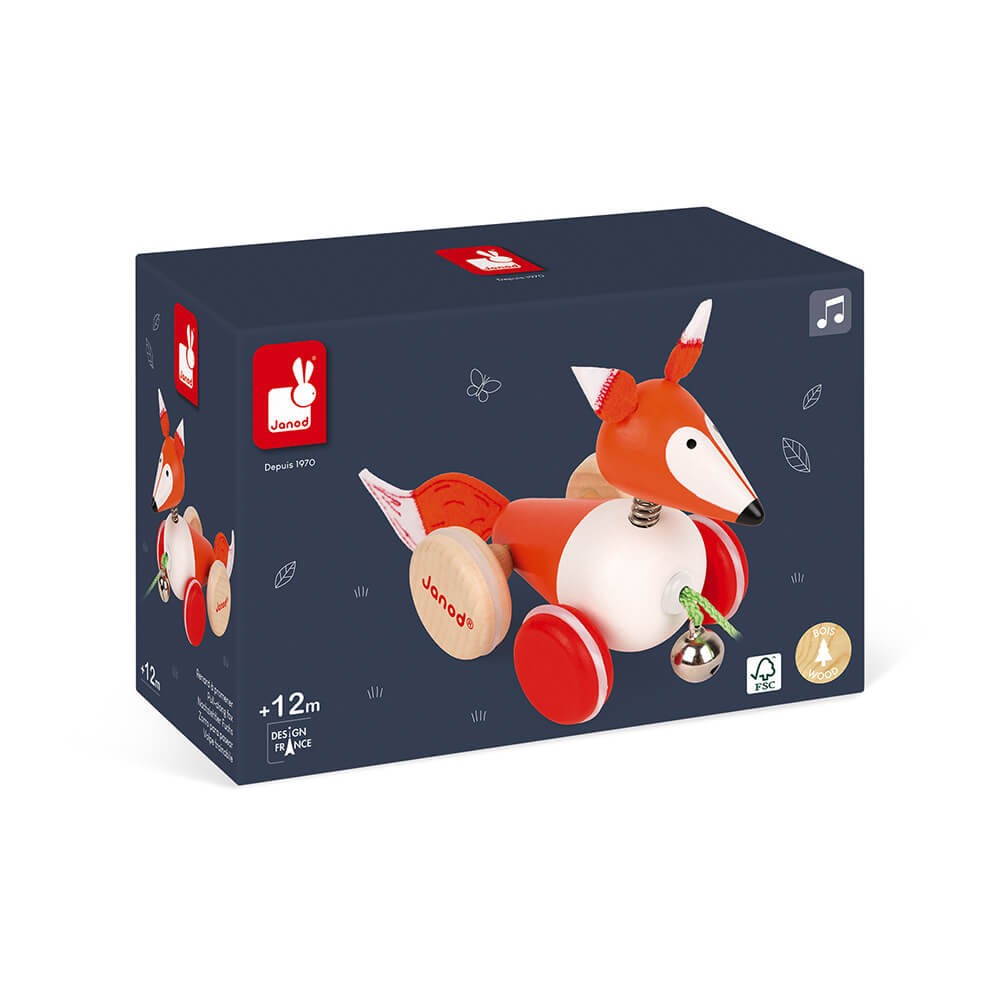 Zigolos zorro para pasear de madera - Janod J08191