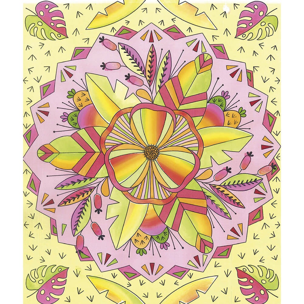 Pinturas arcoiris para mandalas - janod j07992