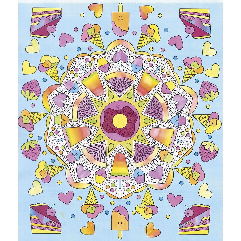 Pinturas arcoiris para mandalas - janod j07992