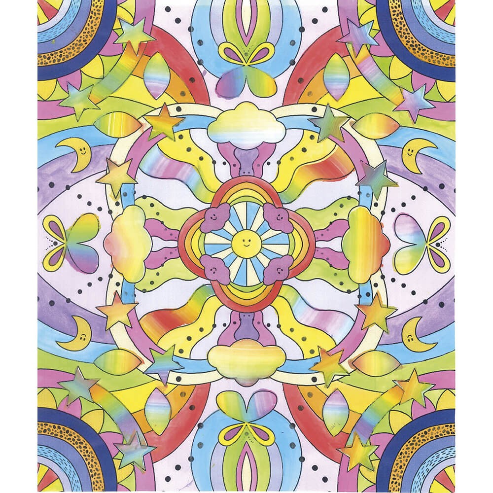 Pinturas arcoiris para mandalas - janod j07992