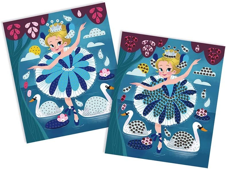 Lentejuelas para clavar - bailarinas - janod j07822