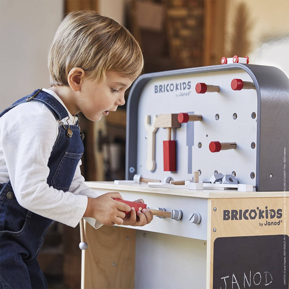 Banco de Trabajo Doble Cara Brico Kids – Janod J06476
