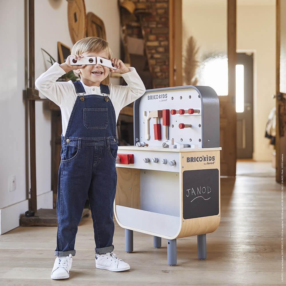 Banco de Trabajo Doble Cara Brico Kids – Janod J06476