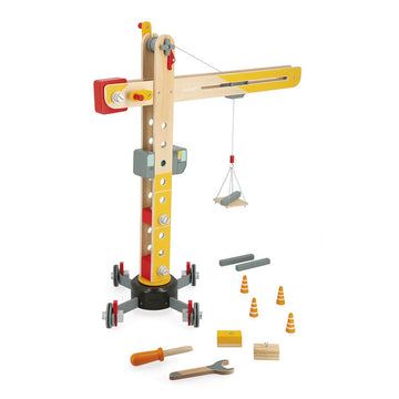 Gran grúa de madera - Janod J06468