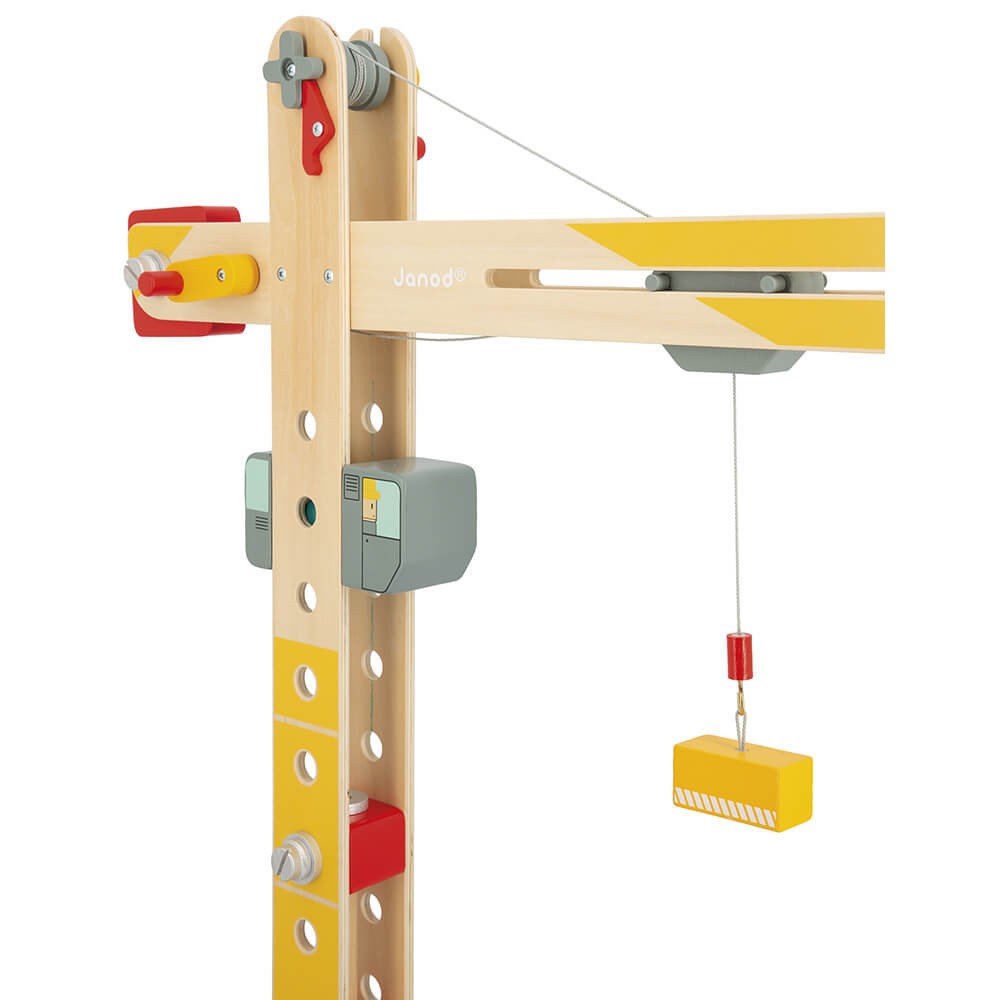 Gran grúa de madera - Janod J06468