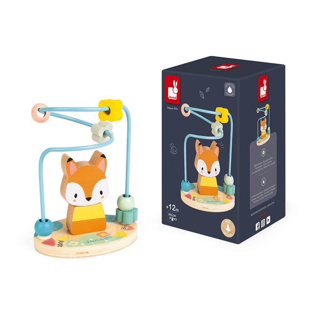 Laberinto looping de zorrito pure - janod j05151