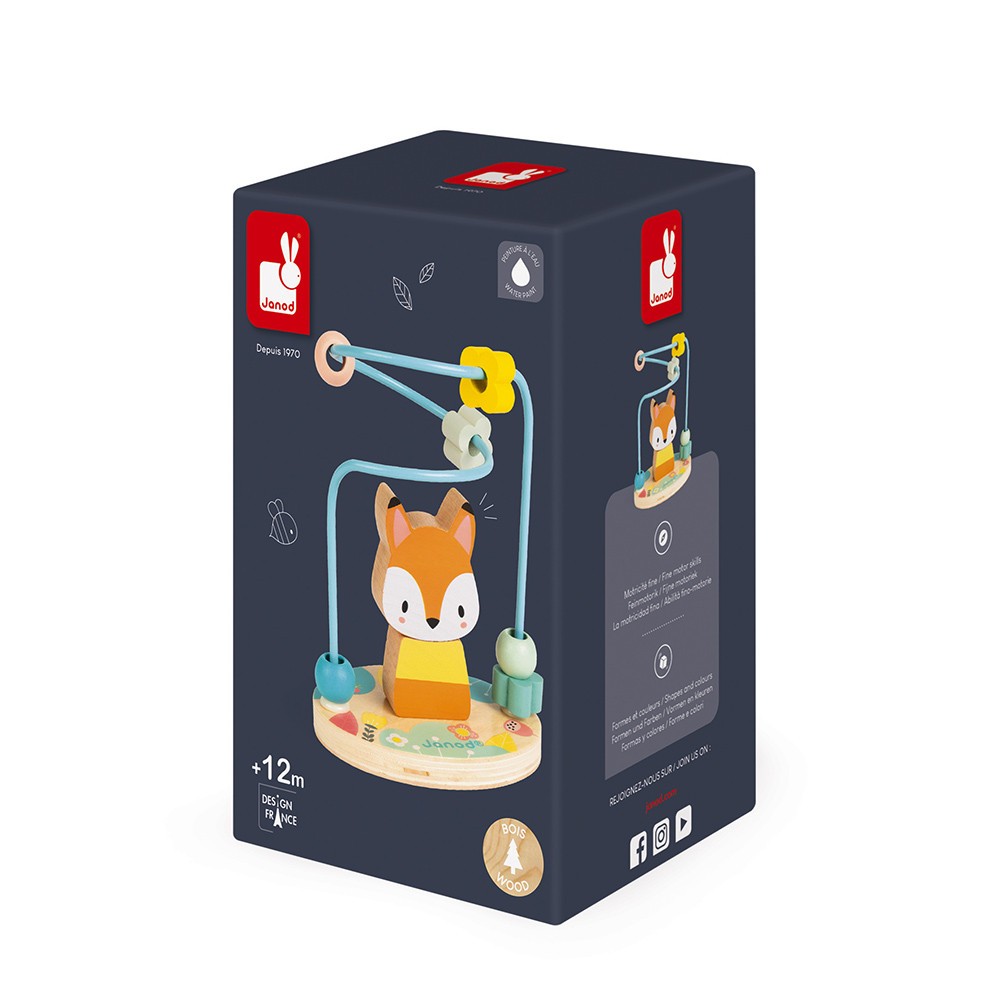 Laberinto looping de zorrito pure - janod j05151