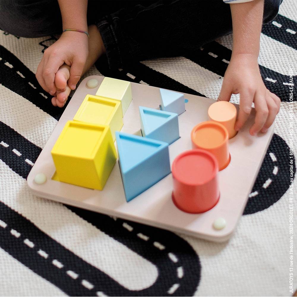 Juego en madera para aprender Los volúmenes essentiel - Janod J05062