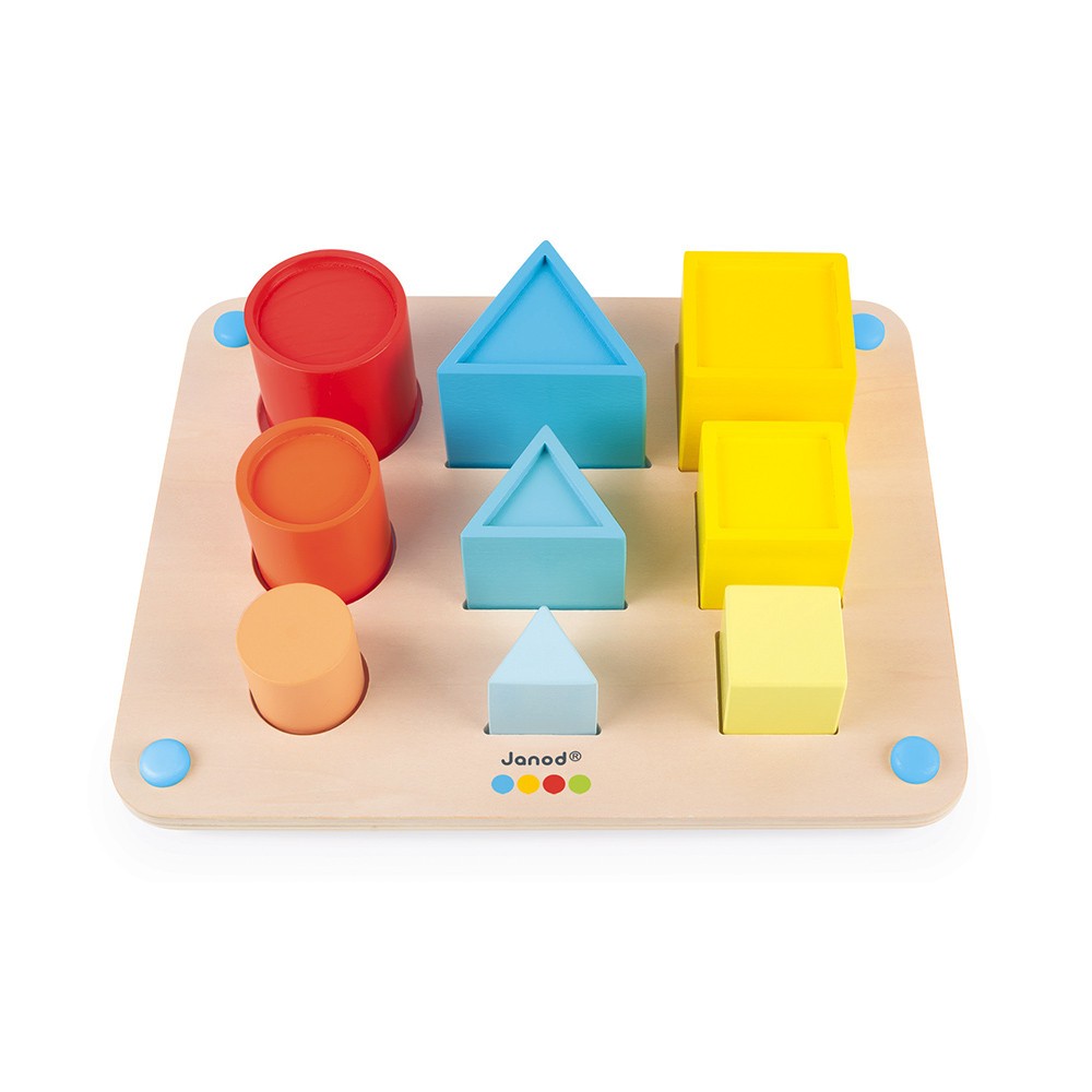 Juego en madera para aprender Los volúmenes essentiel - Janod J05062