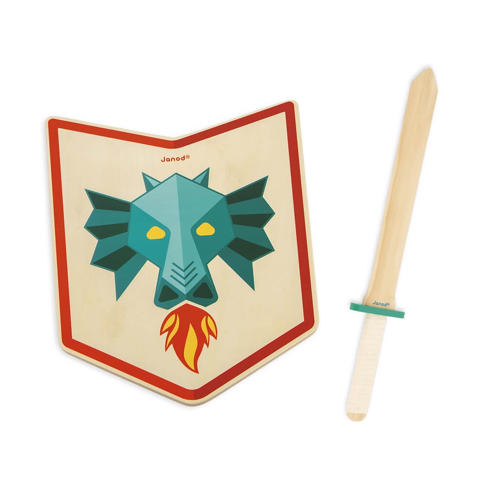 Set de caballero¨dragón¨- janod j03171