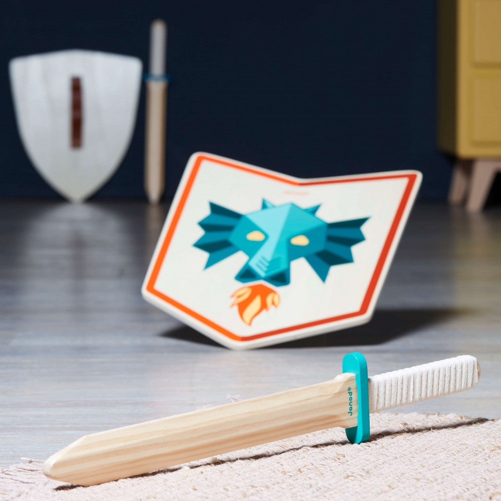 Set de caballero¨dragón¨- janod j03171
