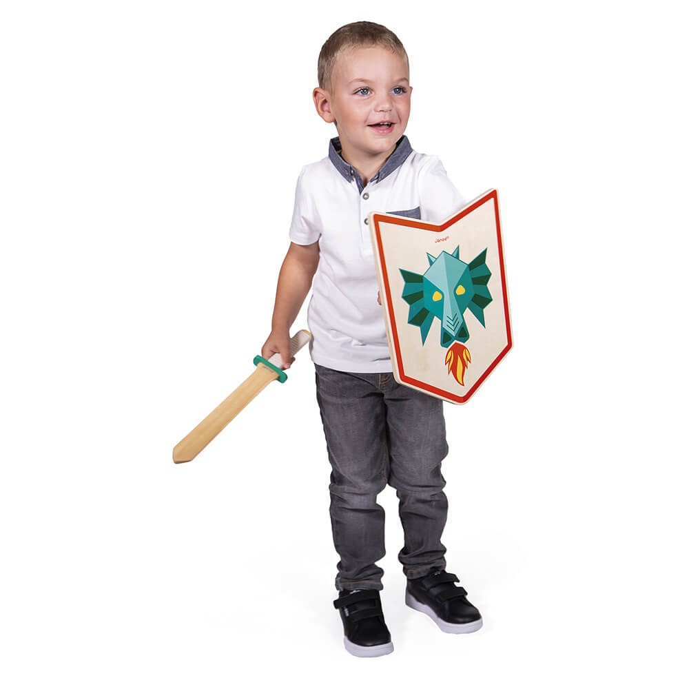 Set de caballero¨dragón¨- janod j03171