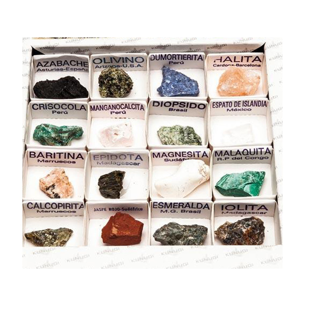 minerales colección kunugi del numero 3