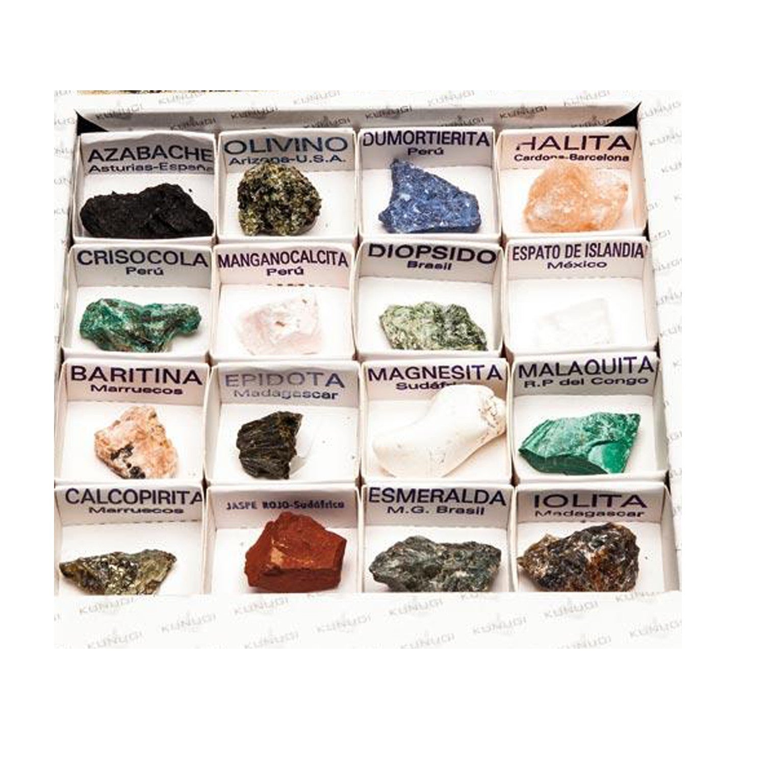 Caja de minerales del mundo 3 - kunugi