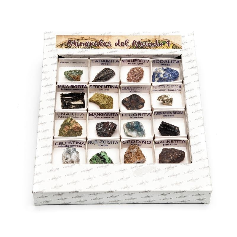 Caja de minerales del mundo 4 - kunugi