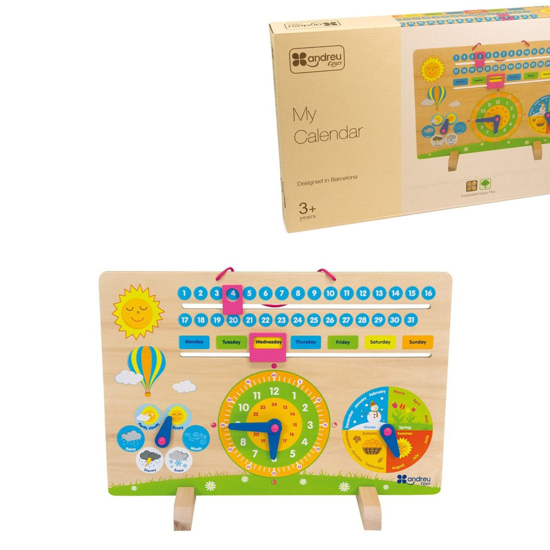 Mi calendario versión inglés.