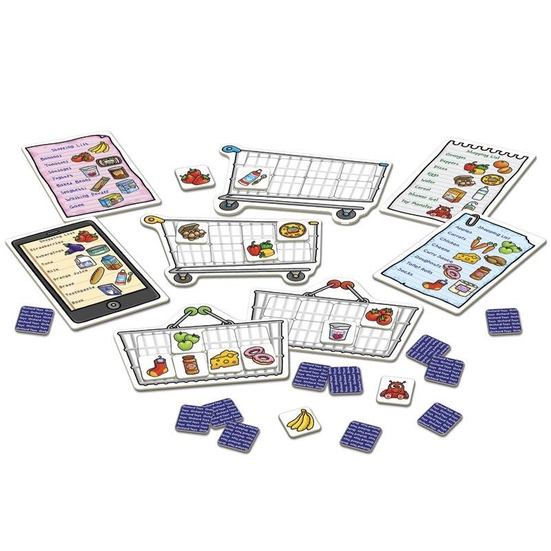 Juego de memoria en ingles lista de la compra - Orchard Toys