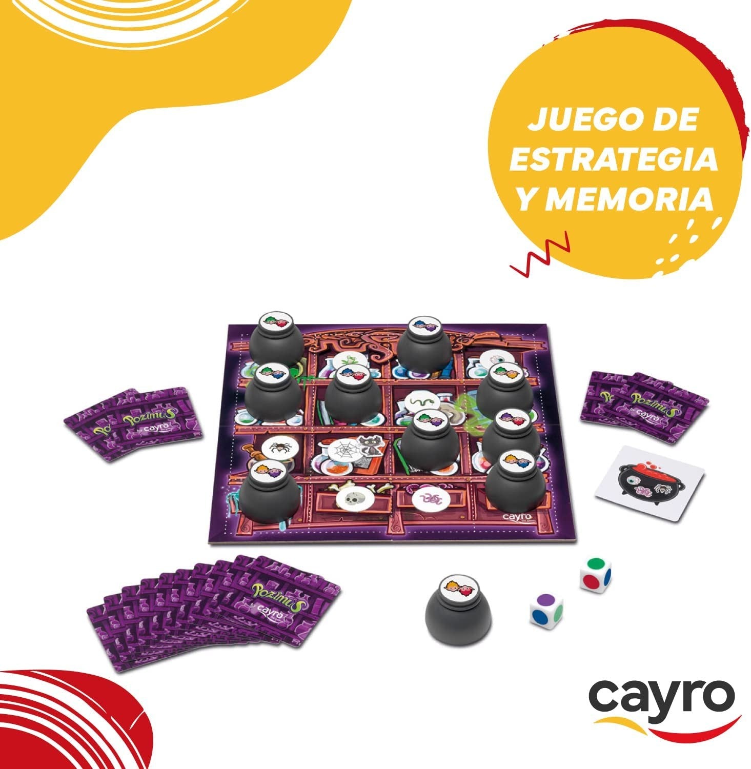 Juego de estrategia y memoria Pozimus - Cayro 7051