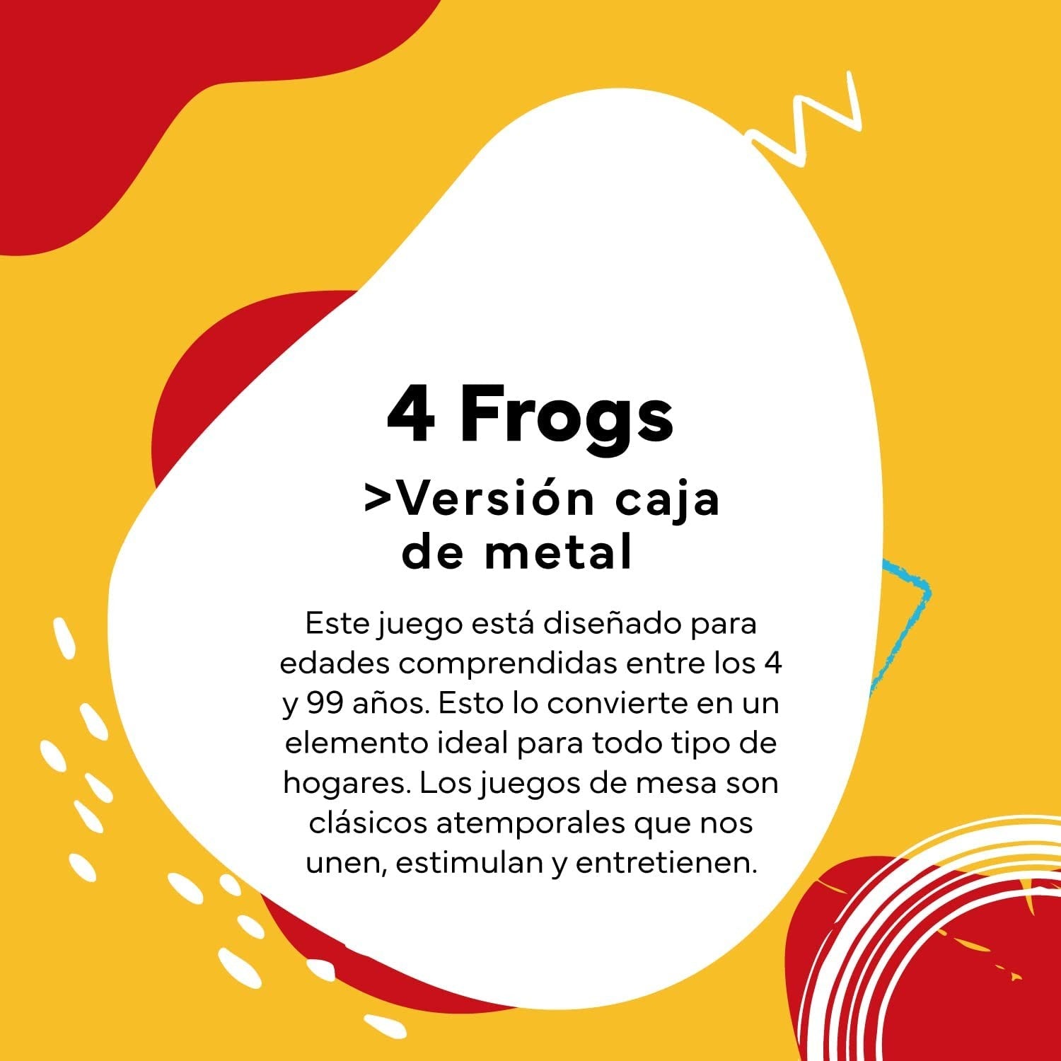 Juego de mesa magnético 4 Frogs - Cayro 777
