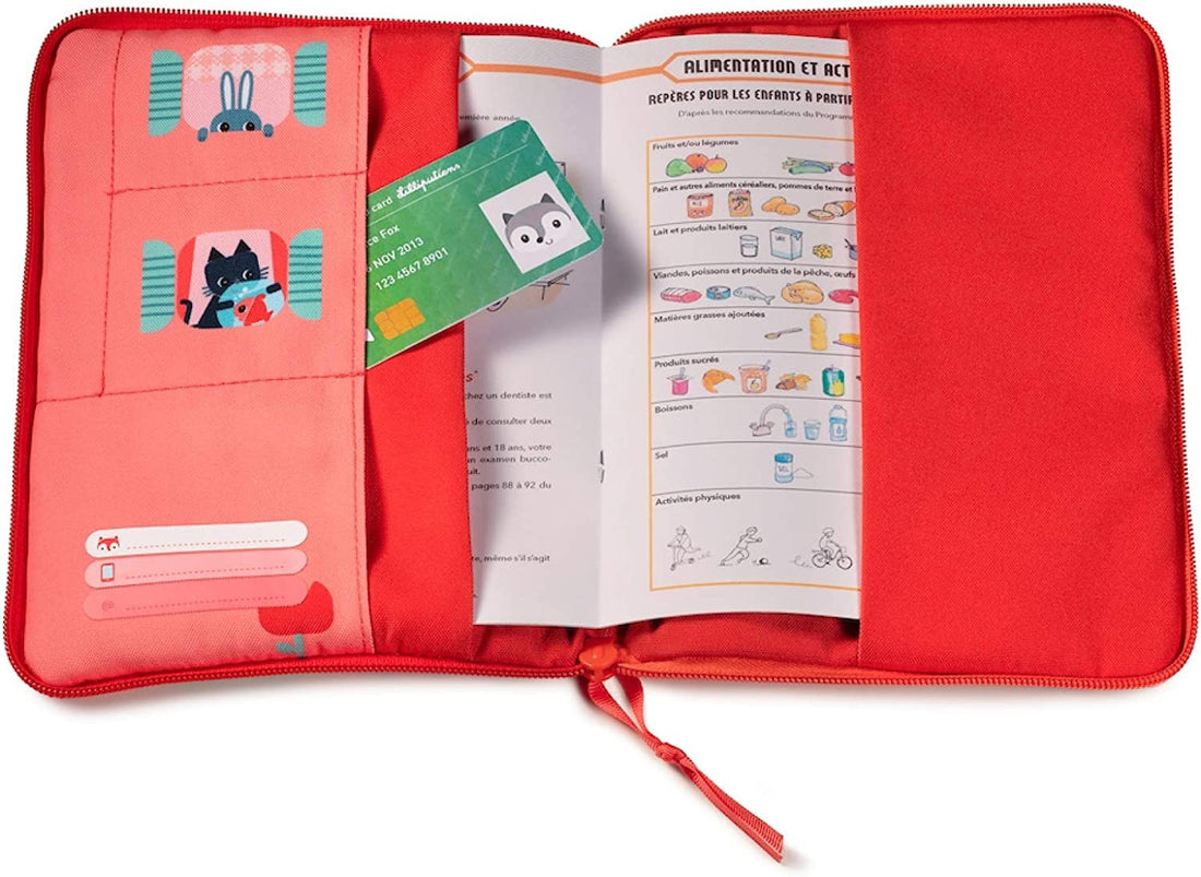 Funda para guardar la cartilla sanitaria del bebé - Lilliputiens - Novedad
