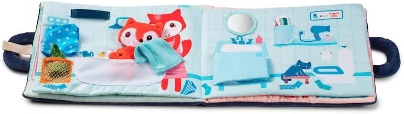Libro de tela didáctico : buenas noches pequeña vulpina - lilliputiens 83271
