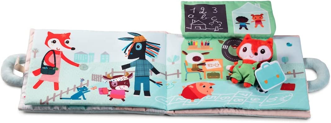 Libro de tela didáctivo : buenos días pequeña vulpina - lilliputiens 83270