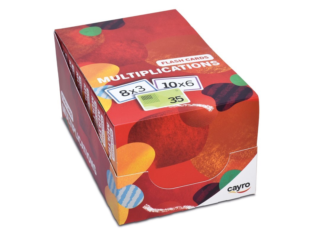 Cartas para aprender las multiplicaciones - Cayro 5510