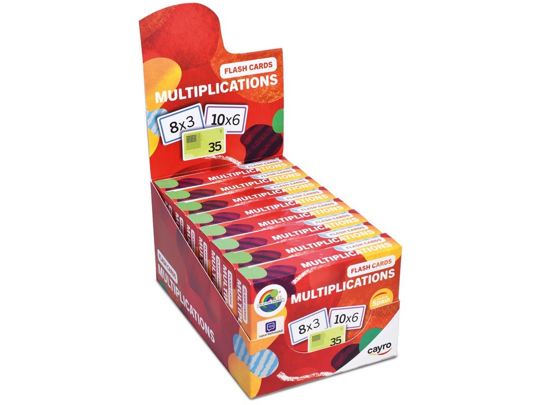 Juego de cartas de multiplicaciones Flashcards - Cayro 5510